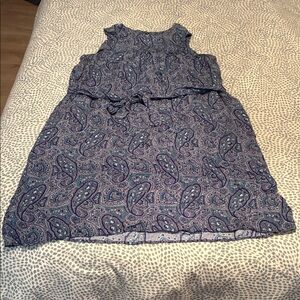 GAP Blue Paisley Dress
